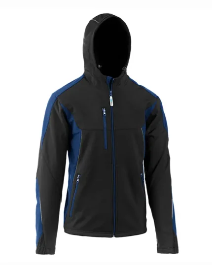 31800B - GIUBBINO SOFTSHELL MERCURY BLU/NERO