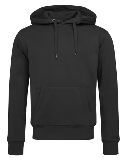 Felpa Active Sweat Hoody STEDMAN 80% cotone, 20% poliestere. Felpa con maniche set-in, felpata internamente, tasca a marsupio, cappuccio a doppio strato con cordoncino tono su tono, occhielli ed estremità del cordino effetto ottone, orlo inferiore in costina, struttura con cuciture laterali, etichetta strappabile. Col. GYH: 70% cot. 30% pol.